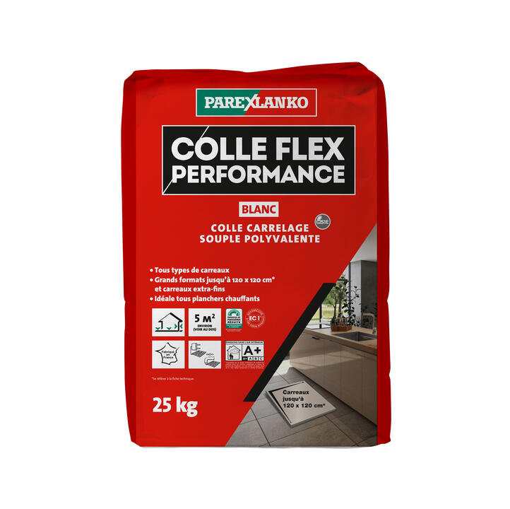 COLLE FLEX PERFORMANCE BLANC 25KG